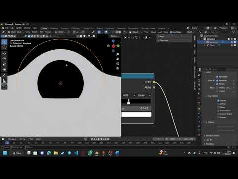 Видео: Создаём чёрную дыру в блендере! 