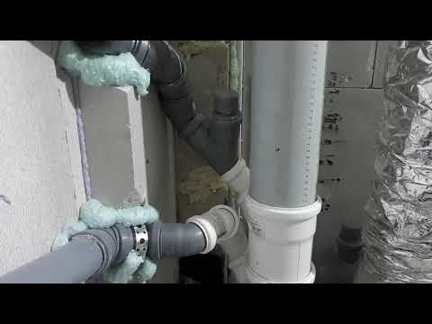 Видео: Монтаж ТРУБ канализации/ Советы/Канализация в квартире - новостройке ЖК Скандинавия Москва