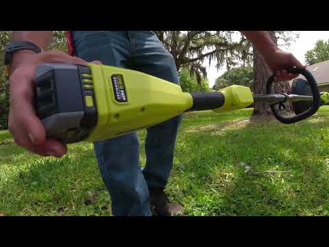 Видео: Тест триммера RYOBI 18V ONE+ HP Brushless WHISPER SERIES 15”
