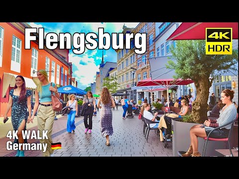 Видео: Пешеходная экскурсия по Фленсбургу 🇩🇪 | Самая очаровательная жемчужина Германии [4K HDR]