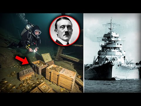 Видео: Найдены немецкие сокровища на Бисмарке, водолазы пробрались внутрь…