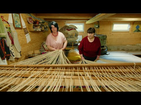 Видео: The process of making a handmade woolen blanket. Time Lapse. Сraft