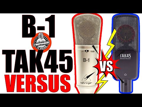 Видео: Behringer B-1 сравнение с Takstar TAK45. Mic VERSUS