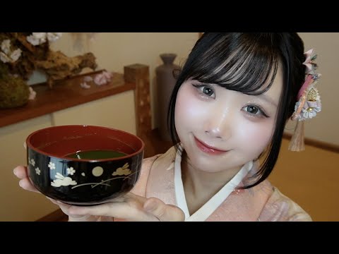 Видео: [ASMR] Японский магазин омотэнаси🇯🇵🍵 [Ролевая игра] / Japanese omotenashi shop👘🌸 [Sub]
