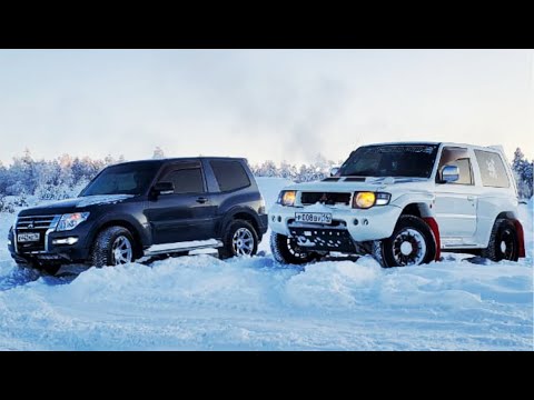 Видео: TEST: PAJERO EVOLUTION vs PAJERO 4. в -33 с