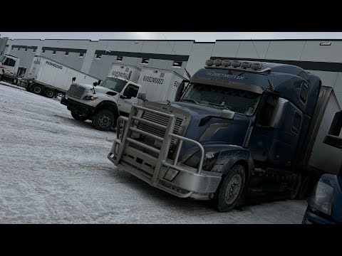 Видео: Дальнобой США.. Последний рейс 2022.. Отказала печка в -25.. Генератор сдох..