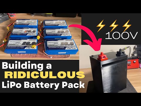 Видео: Нелепая высокоразрядная литий-полимерная батарея для электровелосипеда в корпусе, напечатанном на...