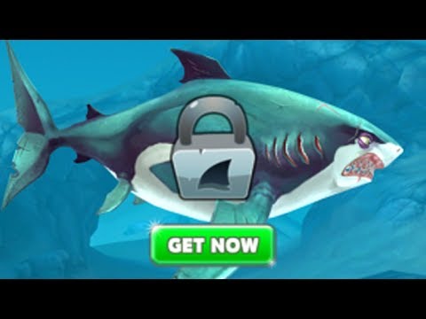 Видео: Прохождение Hungry Shark World - Открываю БОЛЬШУЮ БЕЛУЮ АКУЛУ (Great White Shark) на последние $$$