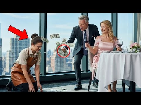 Видео: Миллиардер швырнул деньги в официантку — её ответ заставил весь зал замолчать 💥