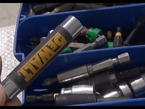 Видео: Битодержатели DeWalt / Milwaukee / Wiha / Irwin