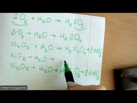 Видео: Хімічні властивості оксидів