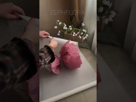 Видео: Простая подбукетница для зефирного букета