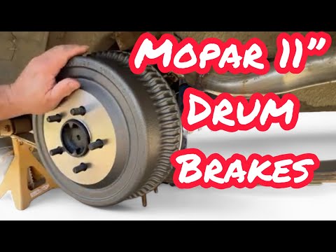 Видео: Я перешел на барабанные тормоза Mopar 11 дюймов.