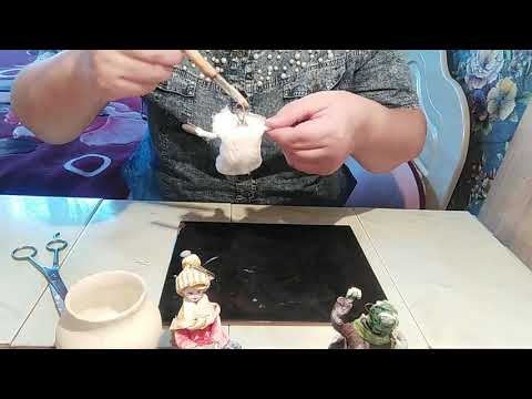 Видео: Ватная Игрушка Мальчик на санках.5ч.