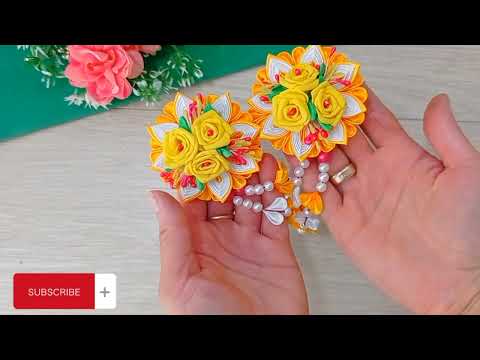 Видео: DIY 🎀 ПРОСТО не оторвать глаз . КАКИЕ БАНТИКИ 🎀Cinta de raso y lazos de foamirin