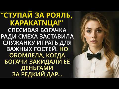 Видео: Миллионерша заставила гувернантку с нерабочей рукой играть на рояле. Все обалдели от её редкого дара