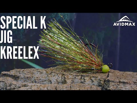 Видео: Как завязать специальный K-Jig Kreelex | Учебные пособия по вязанию мушек AvidMax во вторник