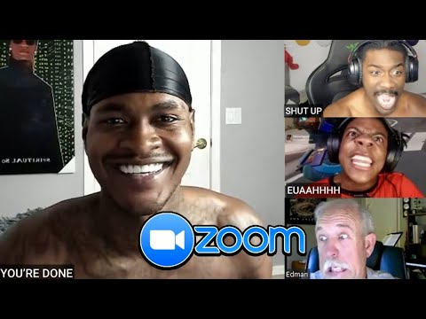 Видео: Возвращение: троллинг через Zoom, но известные ютуберы присоединяются. Часть 10 😂😳 (Speed, Kai, I...