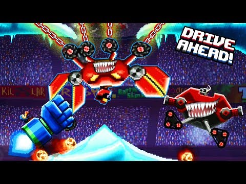 Видео: ХОТ ВИЛС в Драйв Ахед - 3 Злых БОССА! Машины монстры битва тачек Прохождение игры