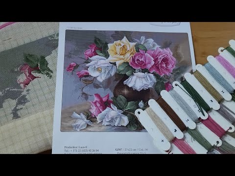 Видео: Вышивка. Мои процессы.      "Страдания по гобелену".