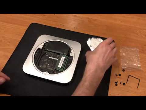 Видео: Апгрейд Mac mini Late 2012 (A1347)/ Upgrade Mac mini Late 2012 (A1347)