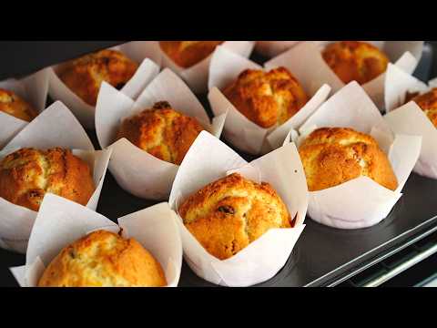 Видео: 🧁 Мягкие и пышные маффины! Такие вкусные, что исчезают мгновенно!