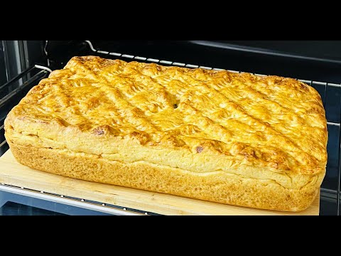 Видео: Тесто 3 Ингредиента/Срочно Сохраните этот Рецепт/Удивил всех/хочется каждый день с разными начинками