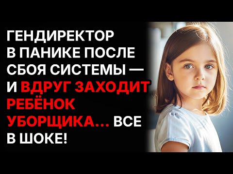 Видео: Гендиректор в панике после СБОЯ системы — и вдруг заходит РЕБЁНОК уборщика… ВСЕ в ШОКЕ