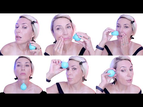 Видео: Делаю подтяжку лица самой себе в домашних условиях | Как убрать второй подбородок Ева Лорман