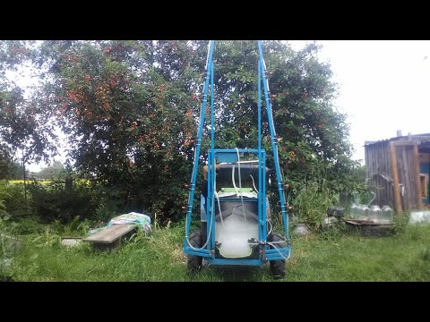 Видео: Опрыскиватель м/б. Итоговое видео.