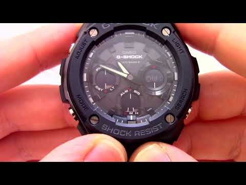 Видео: Часы Casio G-SHOCK GST-W100G-1B - Инструкция, как настроить от PresidentWatches.Ru