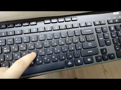 Видео: Бездротова клавіатура 2E KS280 Grey/black