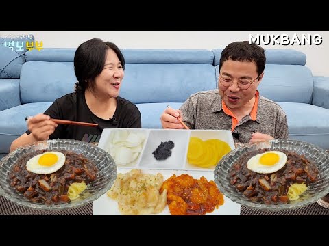 Видео: Корейский ДжаджангмёнㅣЧили и кремовые креветкиㅣMukbangㅣEating Sound