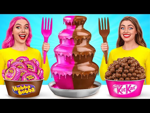 Видео: Шоколадный Фонтан Челлендж | Сумасшедший челлендж c Mega DO Challenge