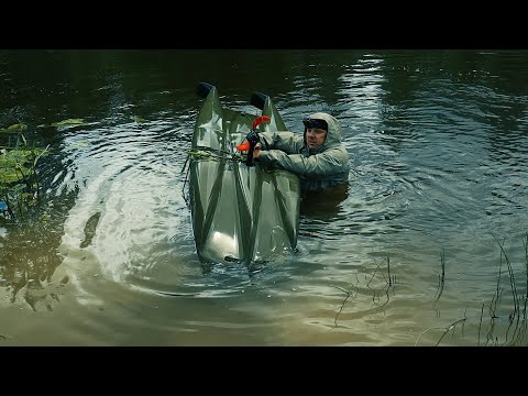 Видео: УПАЛ с КАЯКА.Педальный Каяк Point 65 KingFisher.Каяк для Охоты и Рыбалки.
