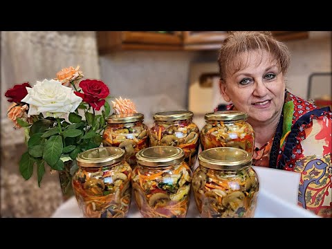 Видео: БАКЛАЖАНЫ  на ЗИМУ! Вкуснейший  рецепт баклажан с грибами! Самый лучший рецепт!