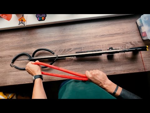 Видео: Собираю арбалет с катушкой для подводной охоты на море.