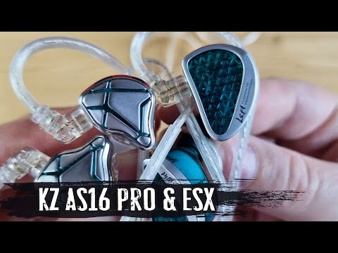 Видео: Много или хорошо? Сравнительный обзор наушников KZ AS16 Pro и KZ ESX