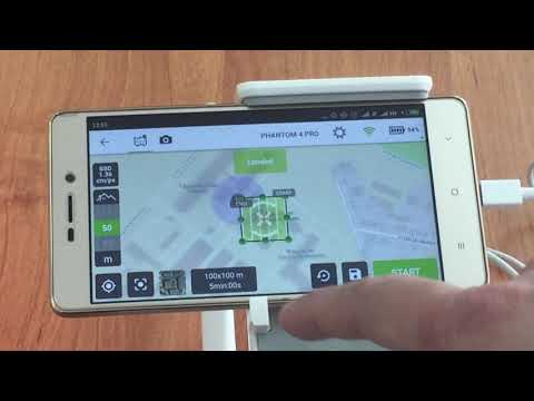 Видео: Лабораторная работа "Подготовка полетного задания для БПЛА Phantom 4 Pro"