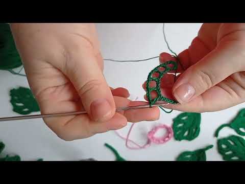 Видео: Вяжем эффектный, просто и очень быстро завиток для ирландского кружева.