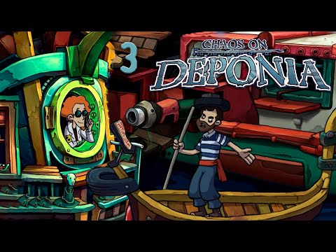 Видео: Песнопения в канаве - Chaos on Deponia - 3