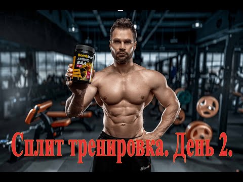Видео: Сплит тренировка. День 2: спина+трицепс.
