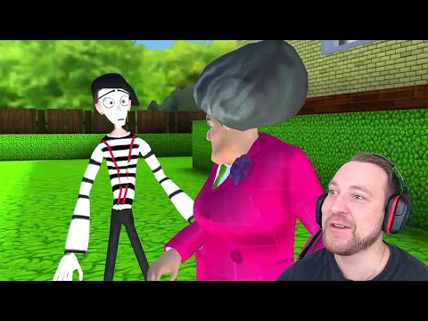 Видео: МИСС ТИ ПОХИТИЛА ЧЕЛОВЕКА Прохождение игры Scary Teacher 3D