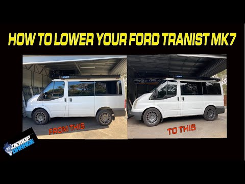 Видео: Как опустить Ford Transit mk7 rwd #fordtransit