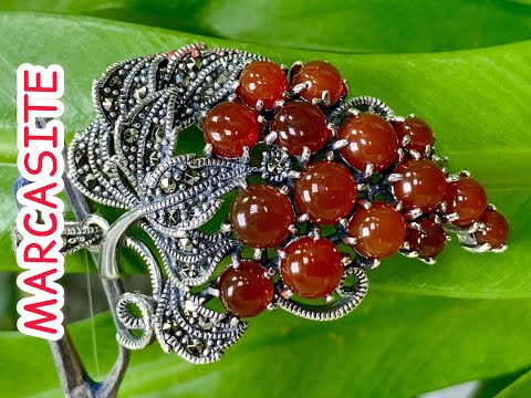 Видео: МАРКАЗИТ⚜️MARCASITE🪐КаПеЛьНое СеРеБРо♻️ГРаНаТ🌺СеРДоЛиК🌸БиРюЗа💎ЖеМЧуГ🔅ЧаСы🌀БРаСЛеТы💠КоМПЛеКТы