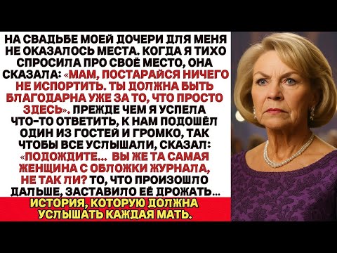 Видео: На свадьбе моей дочери для меня не оказалось места но то что я сделала потом заставило её задрожать…