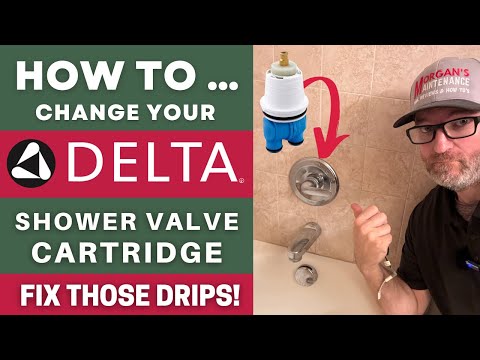 Видео: КАК... Устранить течь из излива ванны — заменить картридж для душа Delta #delta #howto #maintenance