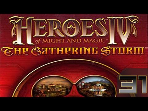 Видео: Heroes of Might and Magic 4 Прохождение(Невозможно) #31  Грядущая Буря-Козус 1