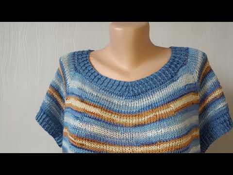 Видео: Футболка из YarnArt Sumphony dream, обзор