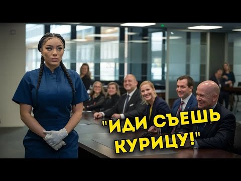 Видео: Они издевались над уборщицей, пока она не уволила генерального директора прямо в зале заседаний